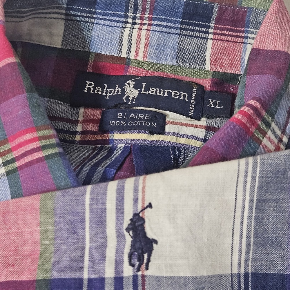 Polo by Ralph Lauren Men's Multicolor Plaid Button-Down Shirt